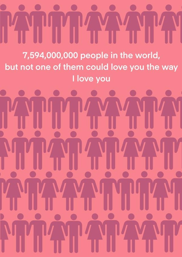 A card for Valentines Day, or any day to say I love you created by @katiehounsomeillustrator