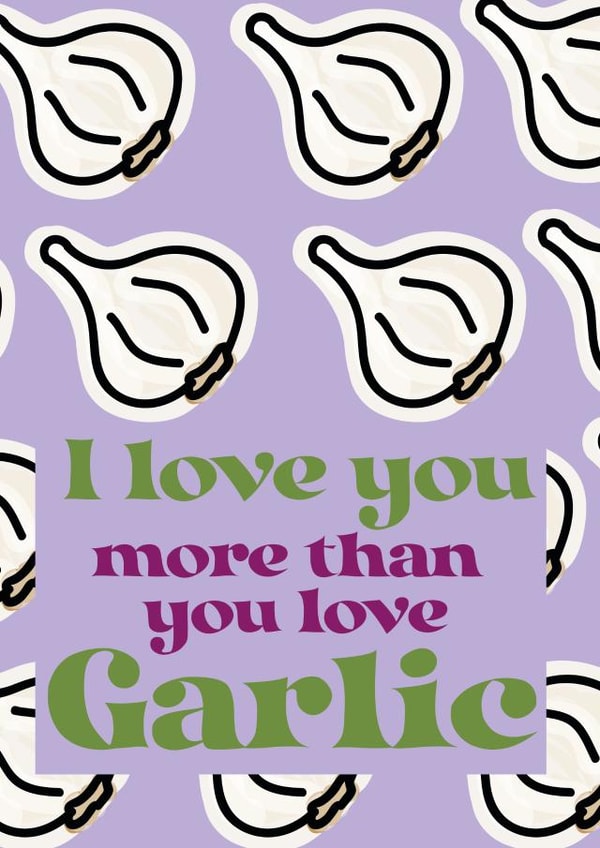 love you more Valentines Day Card 16907 created by YA DSGN