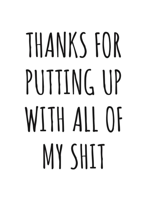 thanks thank you Thank You Card 12259 created by Banter King