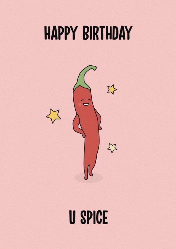 spice snack Birthday Card 11702 created by Rishi