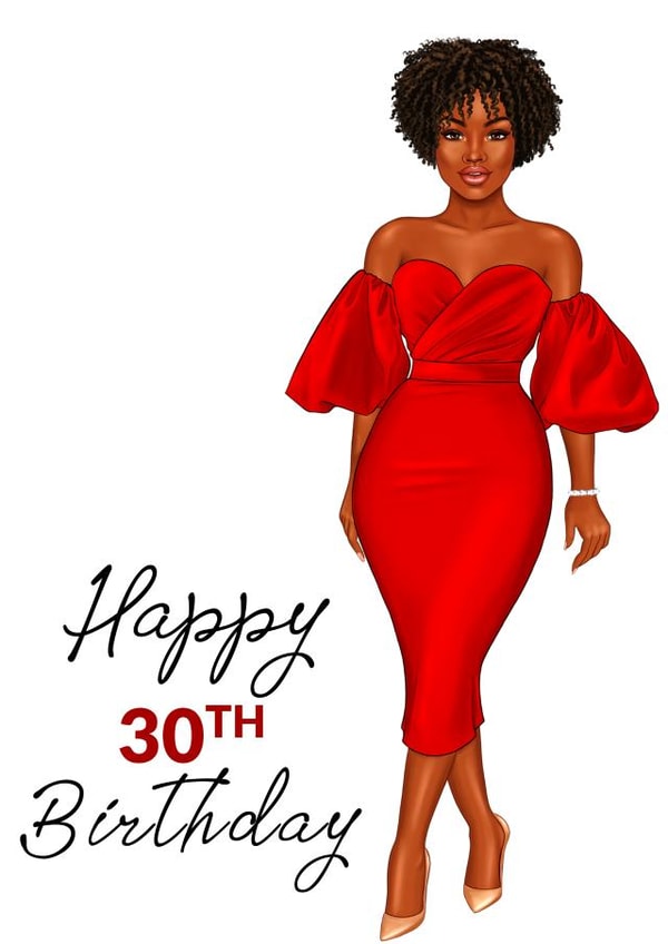 30th 30 Birthday Card 19954 created by IBERE APPAREL