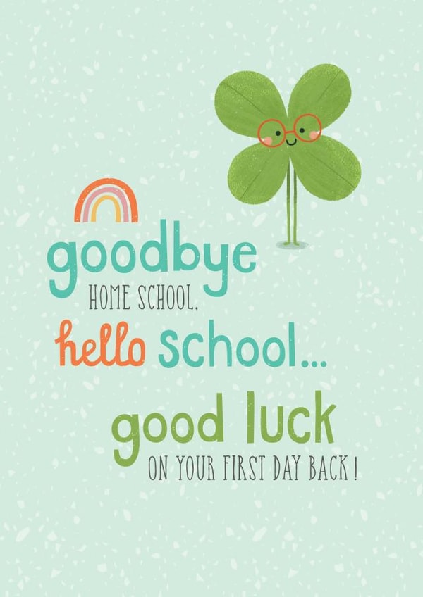 backtoschool goodbye Good Luck Card 44654 created by Gingerbred