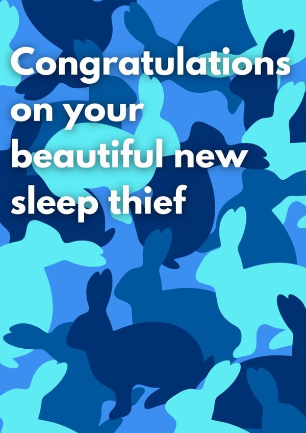 The Happy Bee New baby Card 29087 created by The Happy Bee