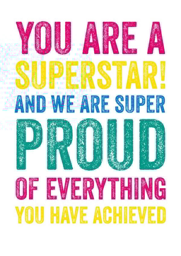 You are a superstar! And we are super proud of everything you have achieved created by Do You Punctuate?