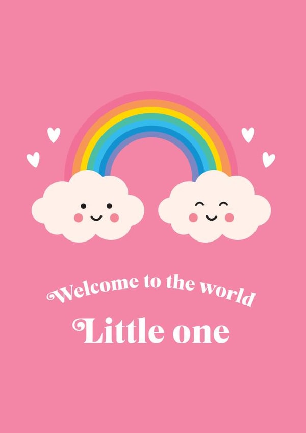 welcome to New Baby Card 12869 created by Blush & Blossom 