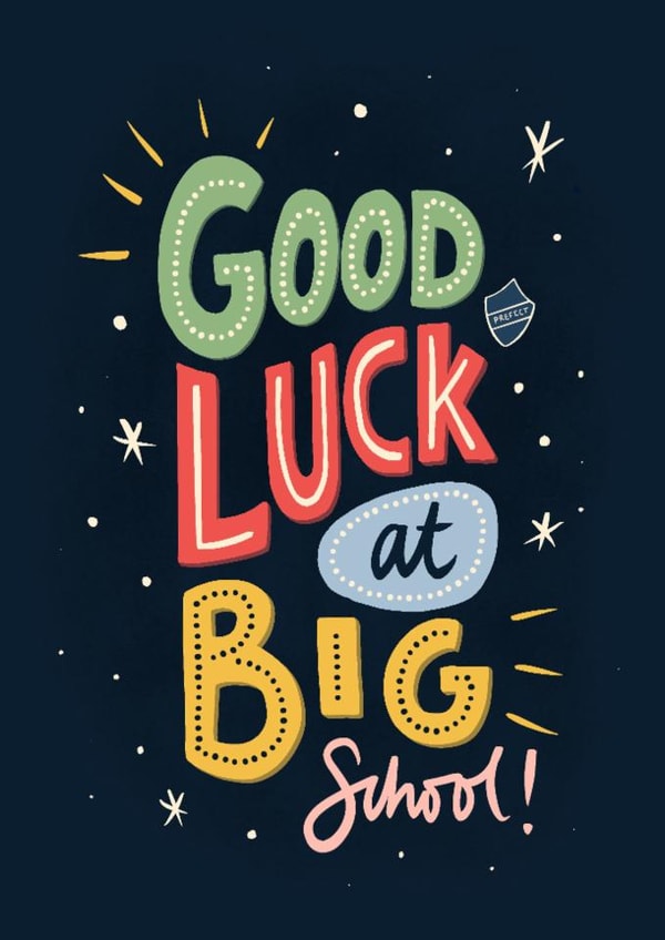 high school Good Luck Card 18561 created by Rock Paper Scissors