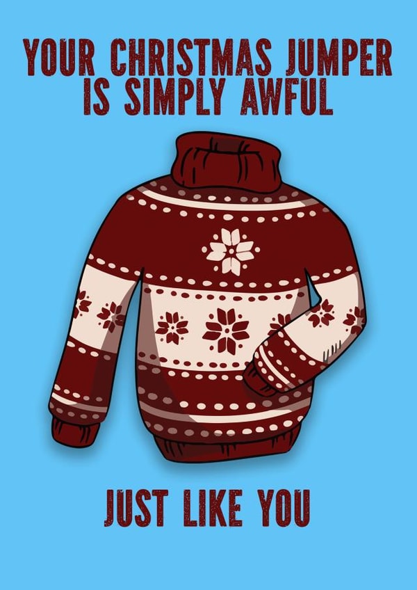 Female adult Christmas Card 42924 created by Prints With Personality