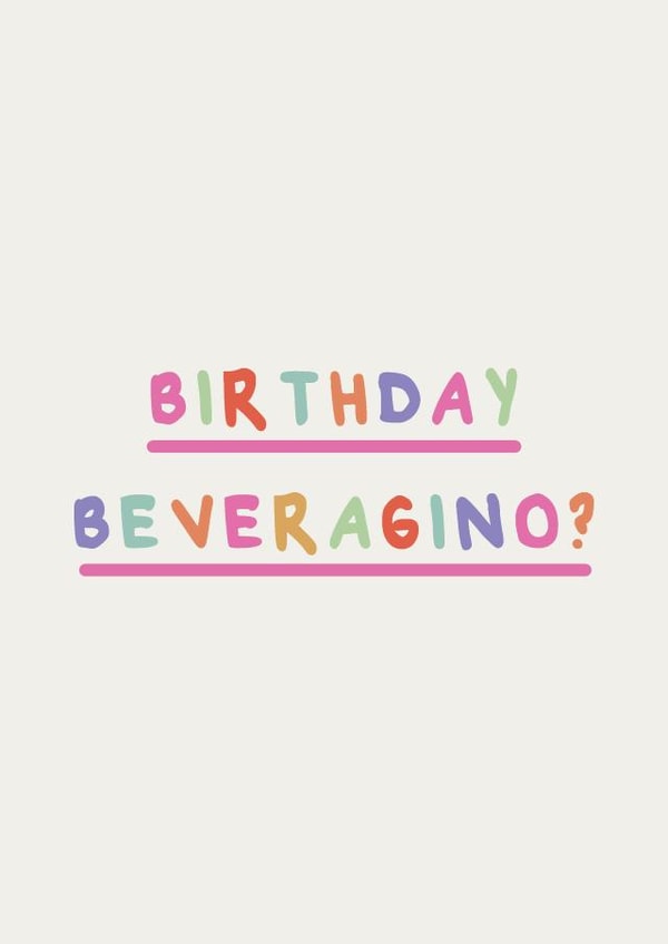 beveragino gavin and stacey Birthday Card 7398 created by Rumble Cards