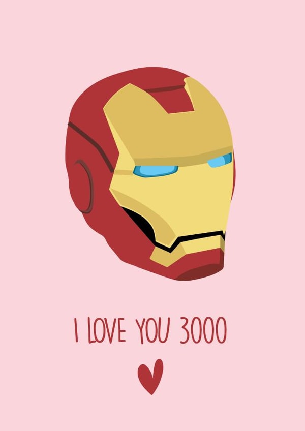 i love you 3000 Anniversary Card 44952 created by hot girls make cards