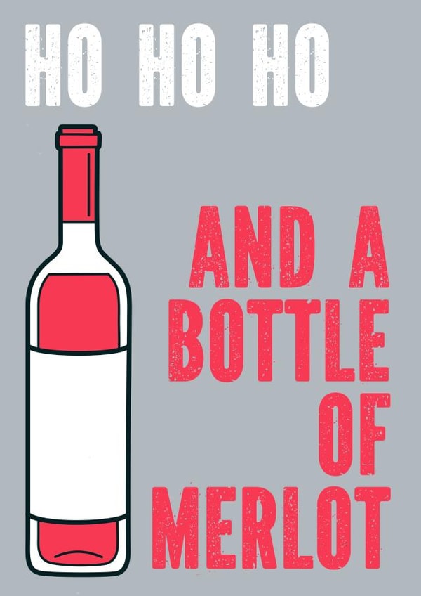 festive wine Christmas Card 18224 created by Prints With Personality