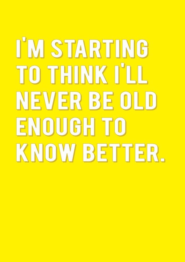 funny old Birthday Card 6713 created by Redback Cards