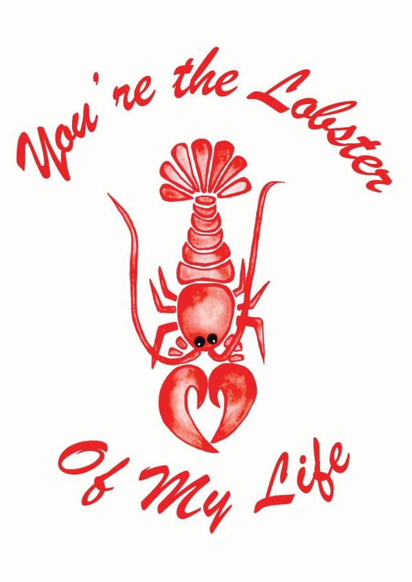 you're my lobster friends card Card 43797 created by PunderWater Designs