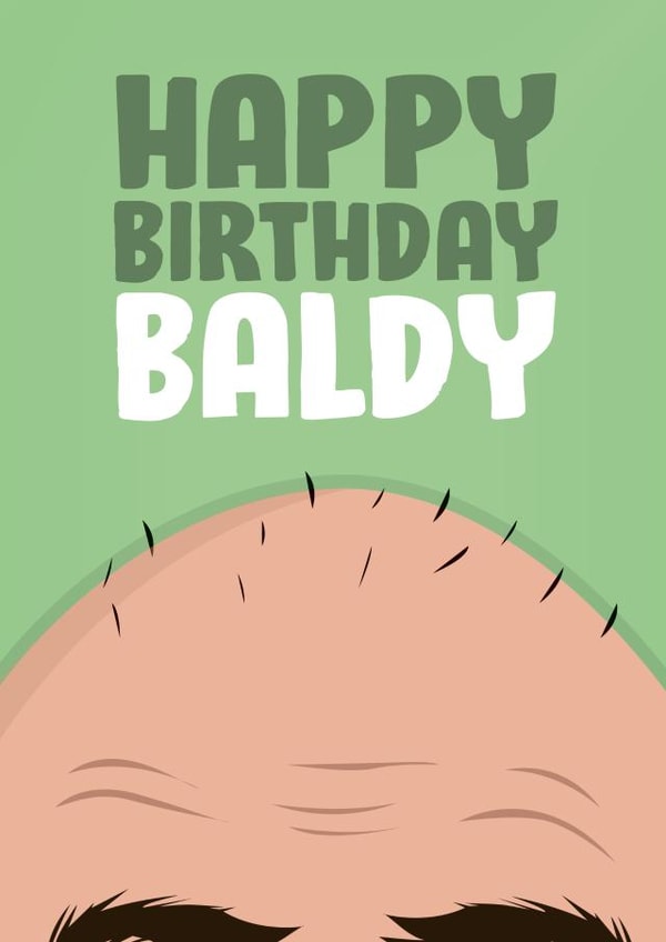 baldy adult Card 41381 created by James  Steer