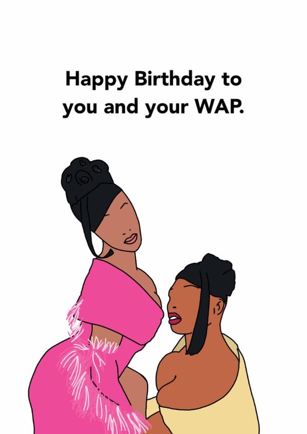 birthday wap Birthday Card 15346 created by The Sweary Card Co