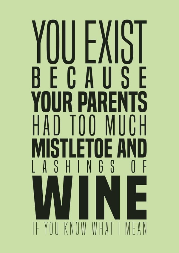 mistletoe september Birthday Card 17002 created by Creative Colin