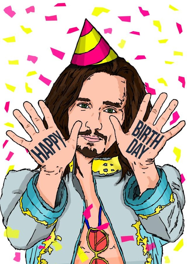 Klaus Umbrella Academy Birthday Card 19323 created by NotNiceThings