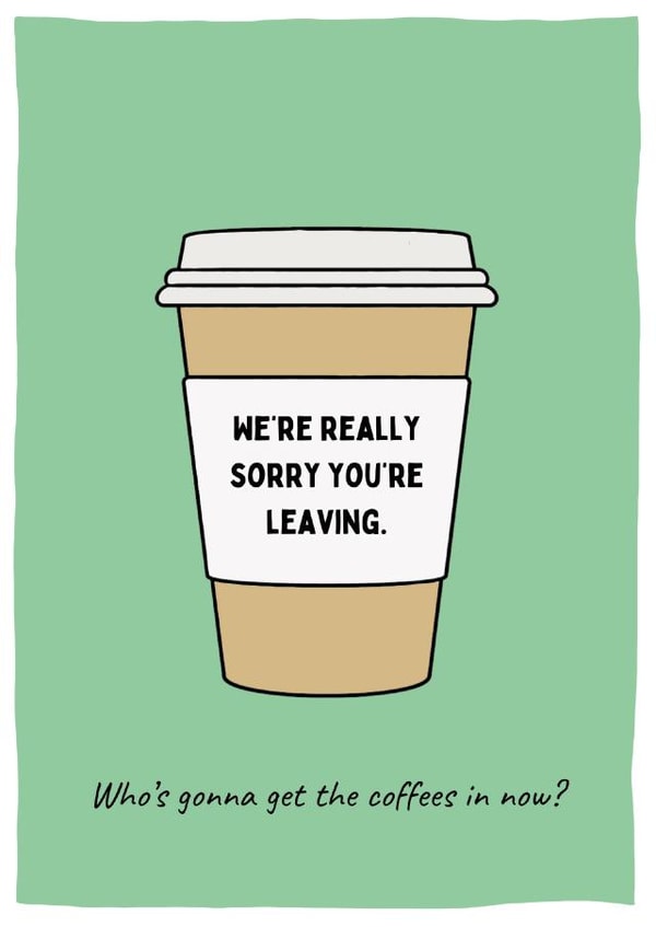 congratulations coffee Leaving Card 18373 created by Kim&Tonic