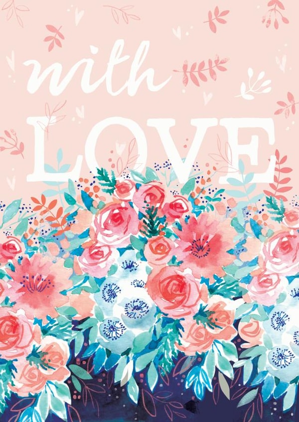 flowers adult Love & Friendship Card 20206 created by Ohn Mar Win