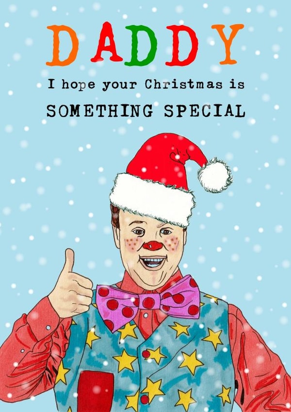 mr tumble justin fletcher Christmas Card 12511 created by Panda and the Prince