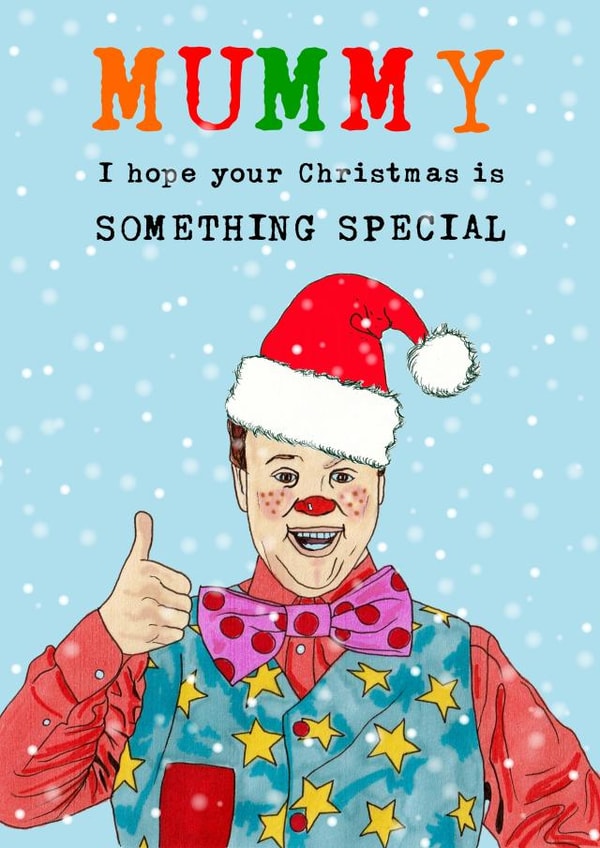 mr tumble justin fletcher Christmas Card 12512 created by Panda and the Prince