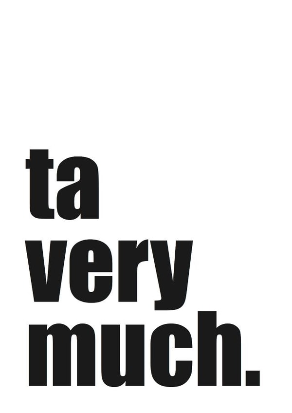 ta very Thank You Card 20228 created by The Little Jones