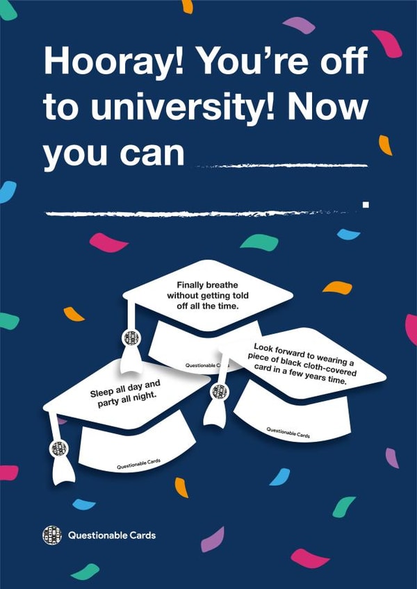 Female adult Good Luck Card 39126 created by Questionable Cards