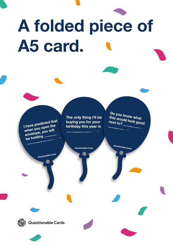 funny cheeky Birthday Card 14997 created by Questionable Cards