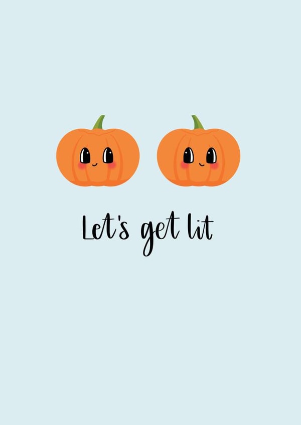 pumpkins kawaii Birthday Card 19735 created by Paper Jungle