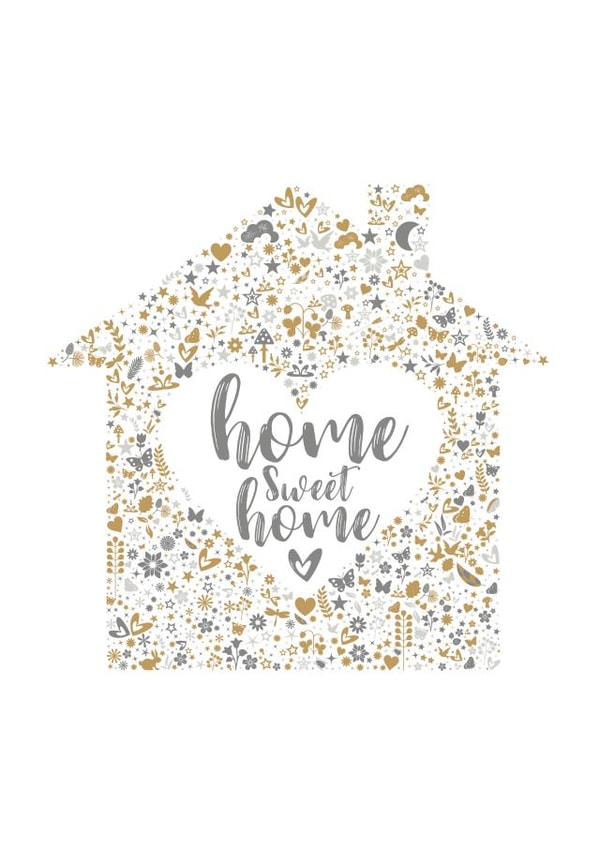 Pretty New Home Card - House - Home Sweet Home created by Ellie's Little Studio