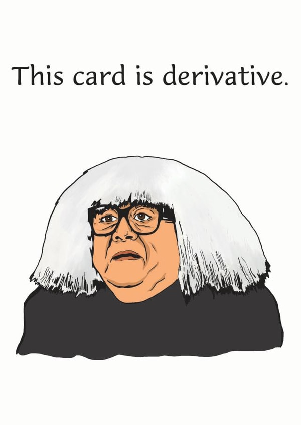Frank Reynolds - Always Sunny - Just Because Card created by Hattybones