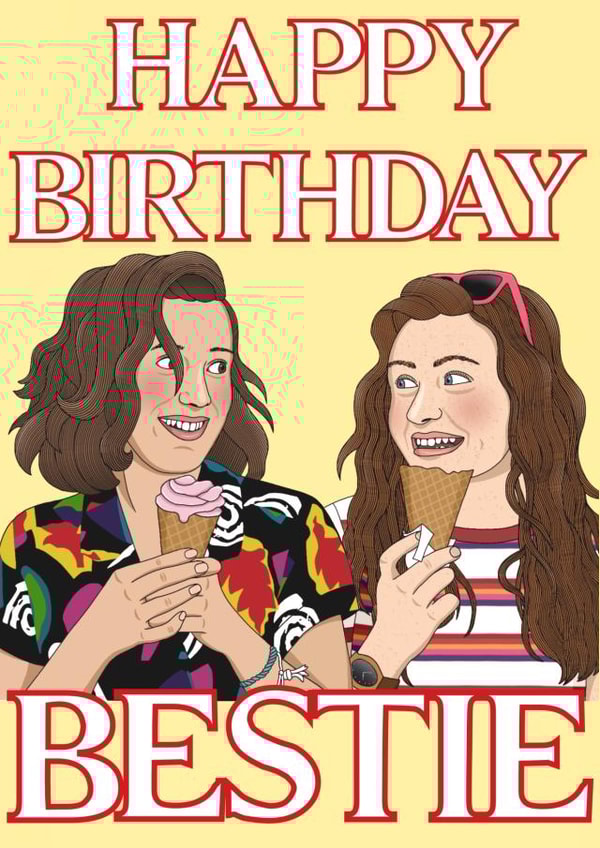 Stranger Things Eleven Birthday Card 15805 created by Lizzy B Draws.