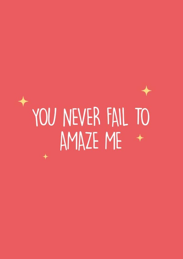 typography amaze Thank You Card 20124 created by hot girls make cards