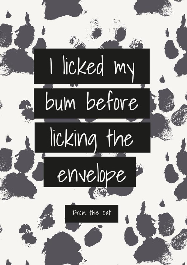 Pets funny Birthday Card 20261 created by Pixie Paper Art