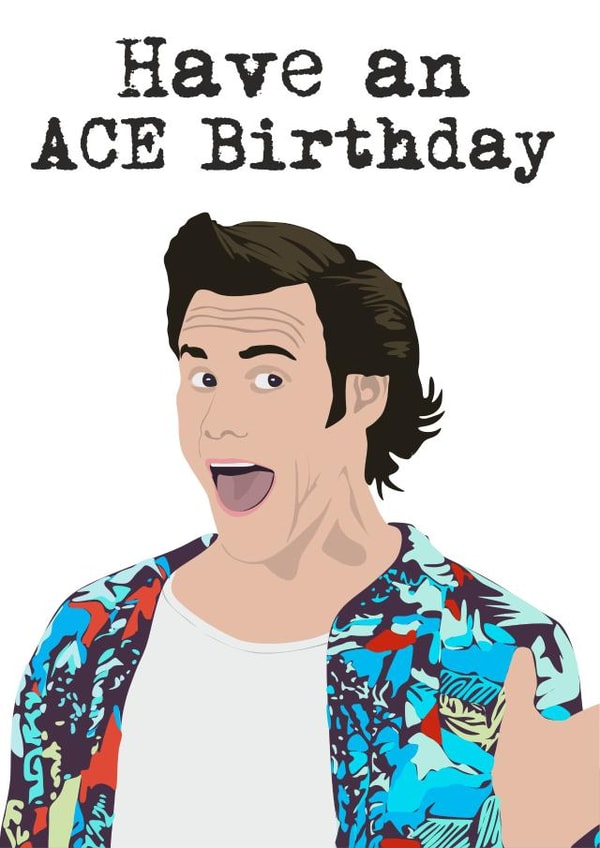 Birthday Ace Ventura Birthday Card 19397 created by MintCards