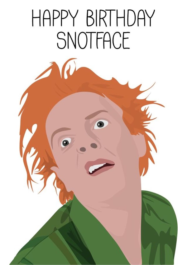 Birthday Drop Dead Fred Birthday Card 19399 created by MintCards