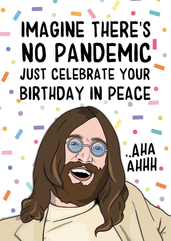 pandemic celebrate Birthday Card 40671 created by Bubble&Cheek