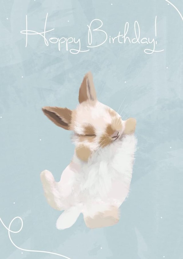rabbit bunny Birthday Card 18092 created by Sarah Stephenson
