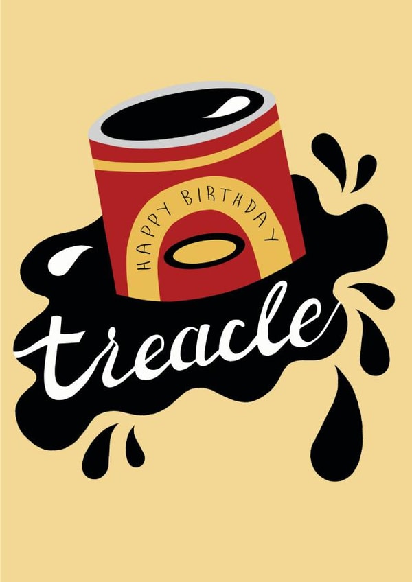 Treacle cockney Birthday Card 5027 created by Stonefoxes