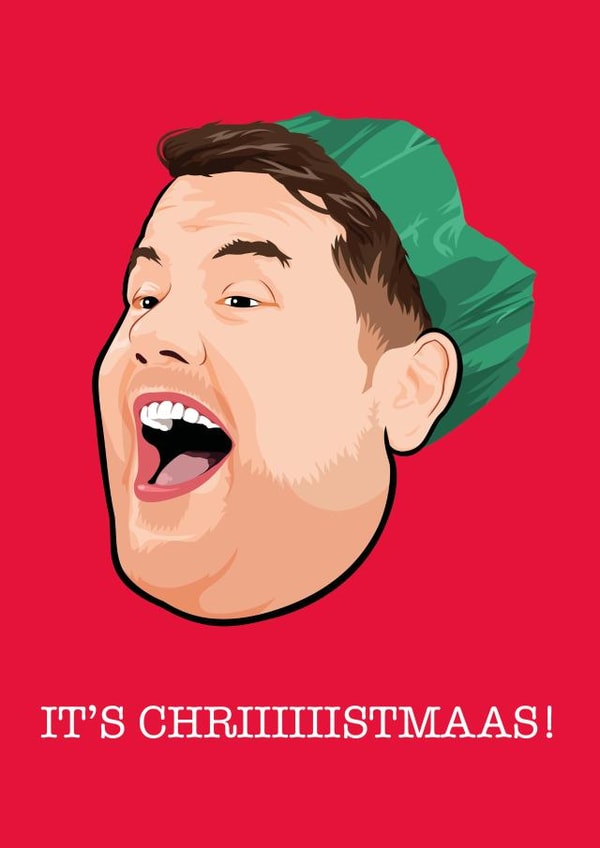 James Corden Gavin and Stacey Christmas Card 15933 created by Wayne Oliver