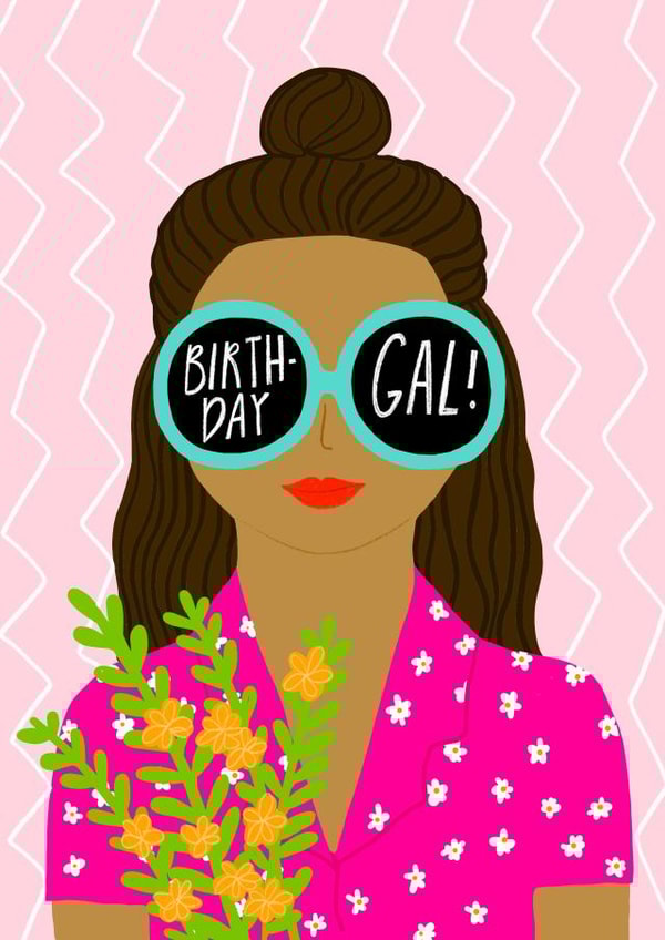 black girl black woman Birthday Card 11894 created by Corrin Strain