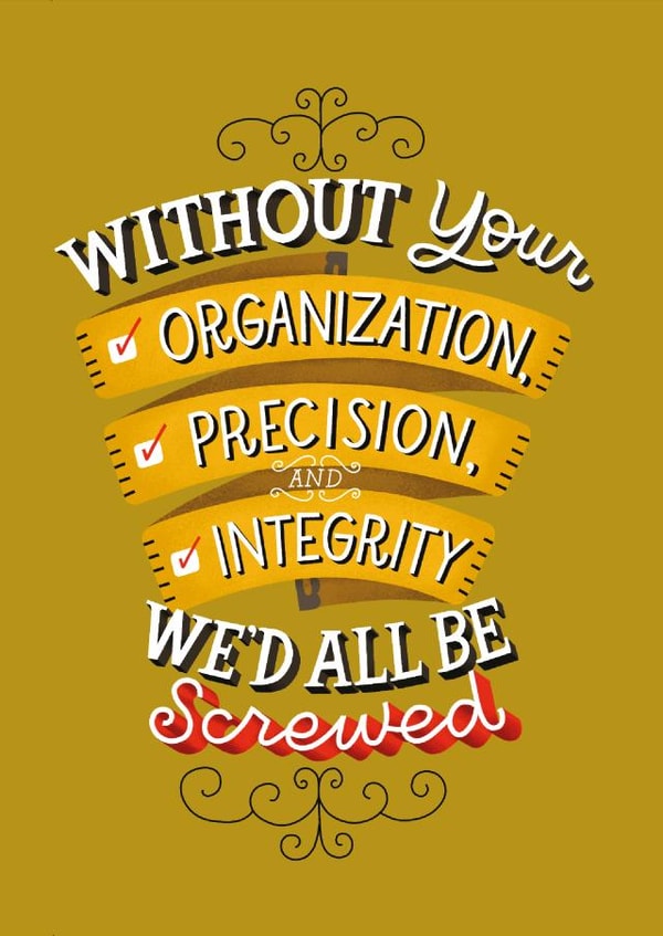 organization organisation Congratulations Card 4844 created by Jenny Mecher