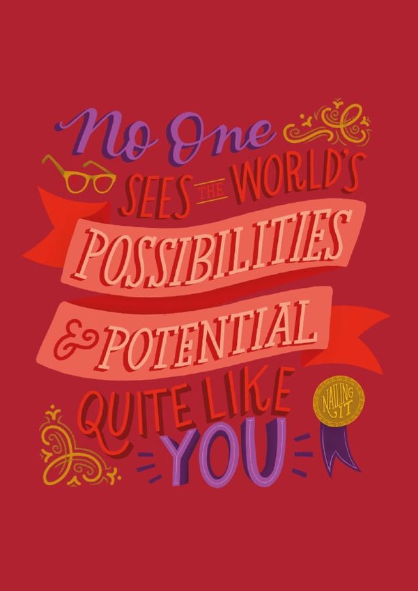 possibilities potential Love & Friendship Card 4845 created by Jenny Mecher