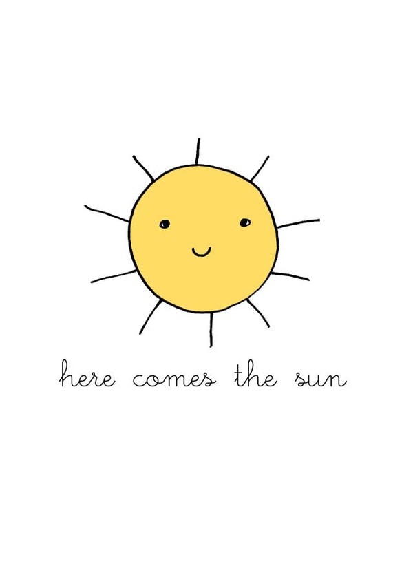 Here comes the sun card created by Eskimo Kiss Designs