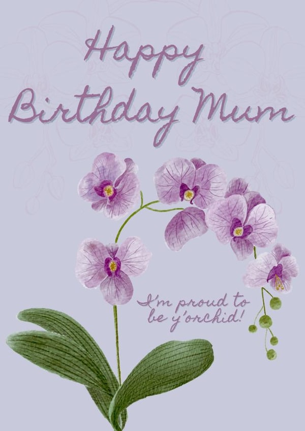 Happy birthday mummy, mum created by Freya's Felicitations