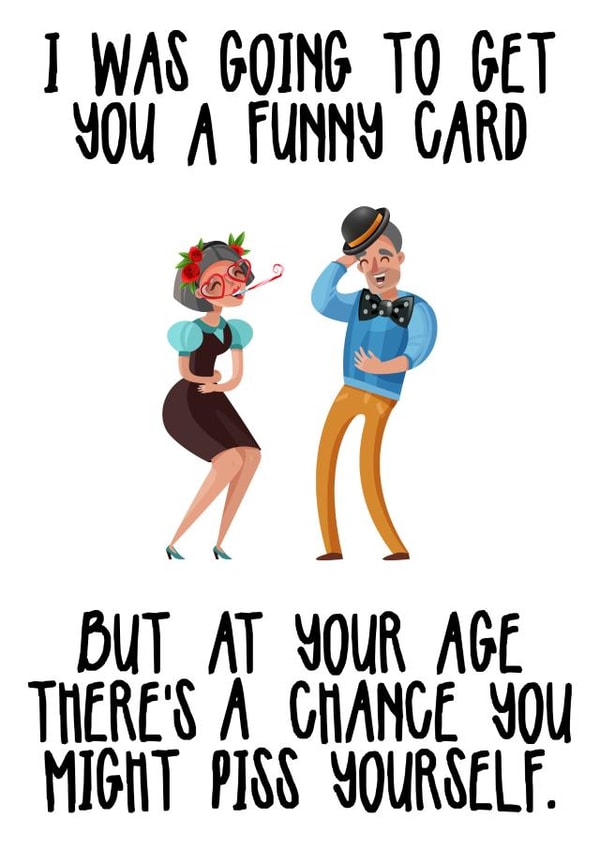 piss wee Birthday Card 15036 created by Maya Rose Creations