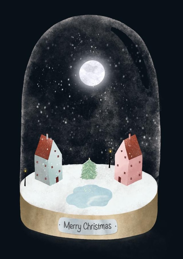 cute illustration Christmas Card 45220 created by Red Sky Designs