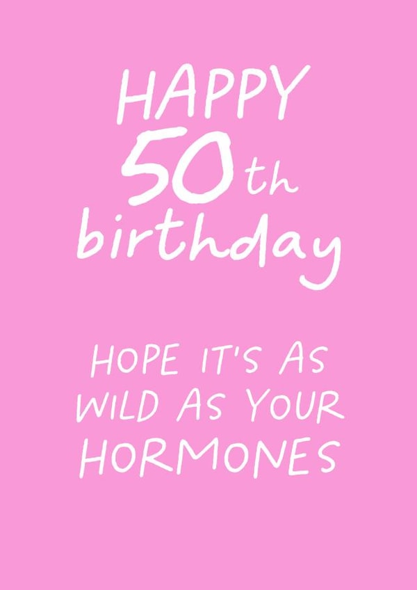 50 50th Birthday Card 7203 created by Giddy Kipper