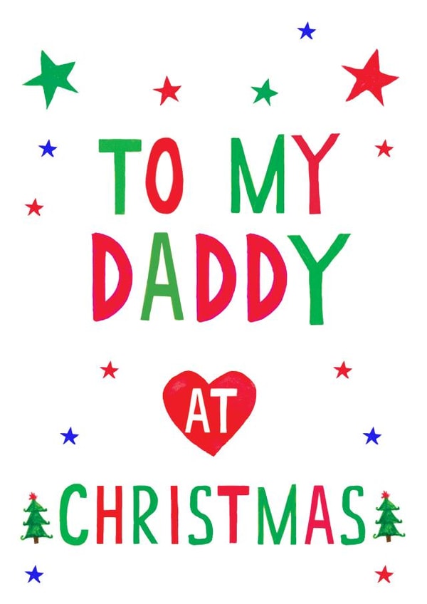 daddy dad Christmas Card 17709 created by Earlybird