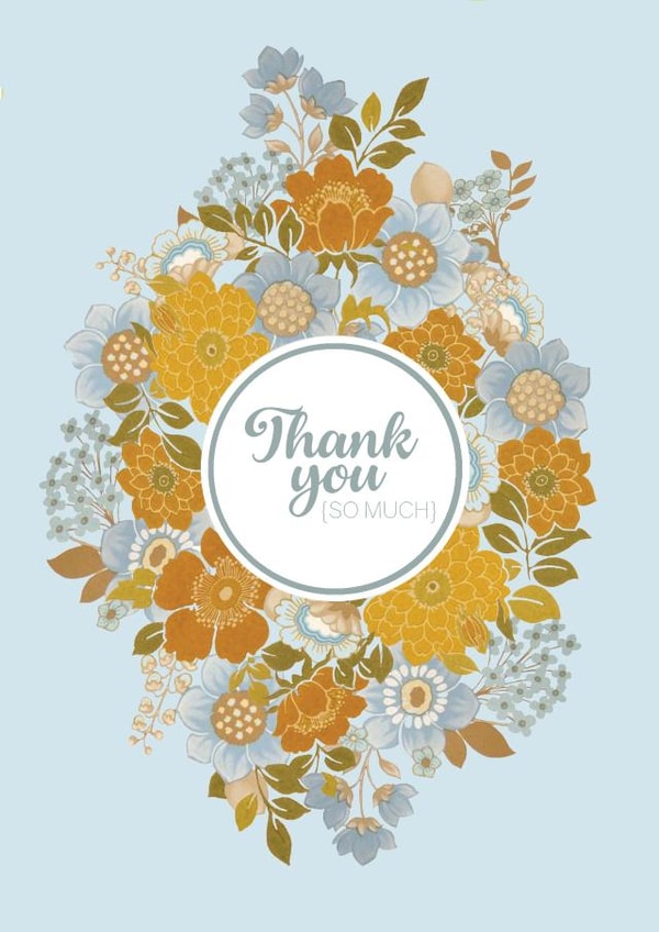 Thank You Thank Thank You Card 20347 created by Lo & Behold Bespoke