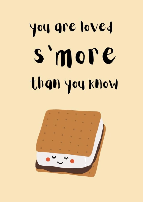 smores marshmallow Love & Friendship Card 17612 created by crystal chou
